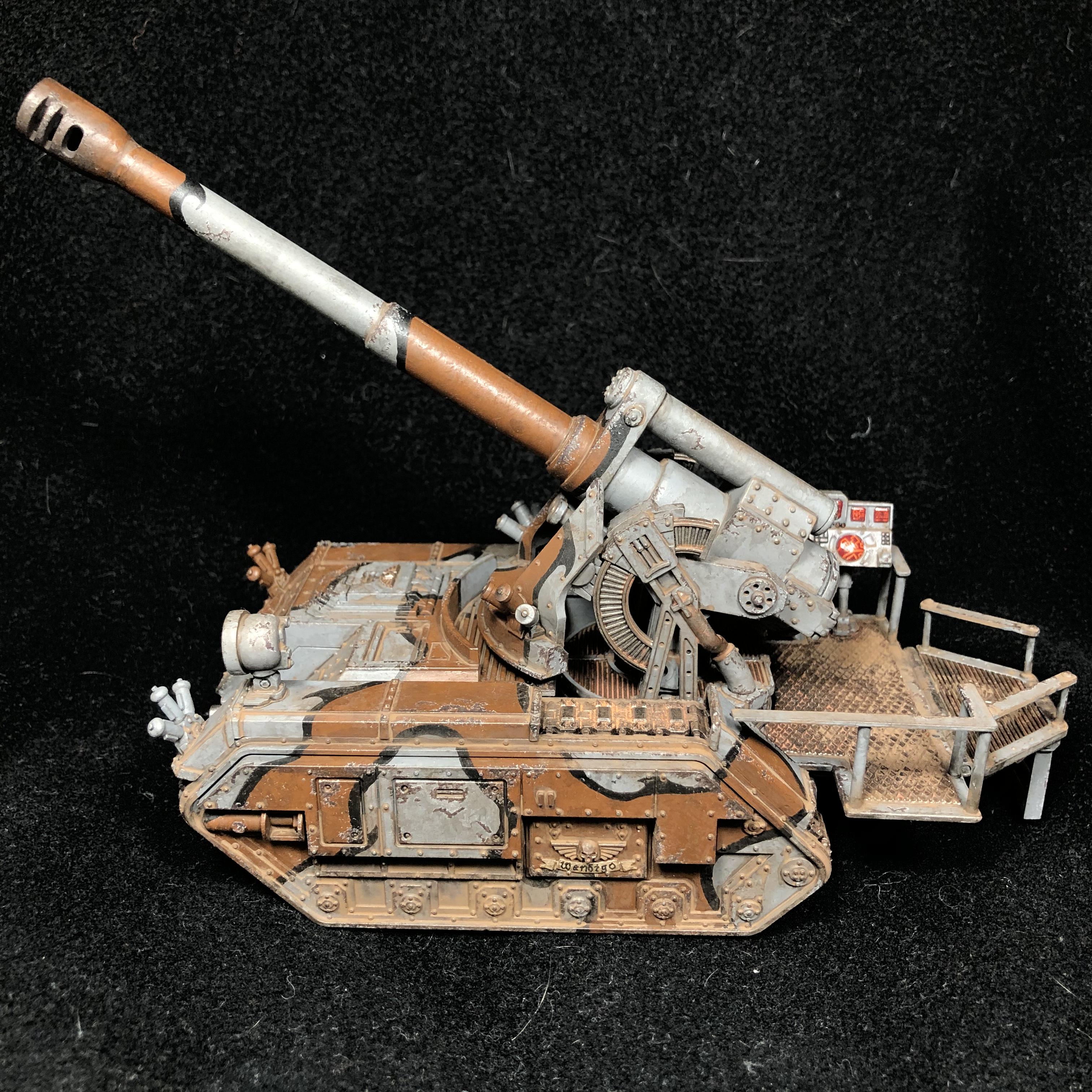 Artillery, Astra Militarum, Basilisk, Cadians, Camouflage, Conversion